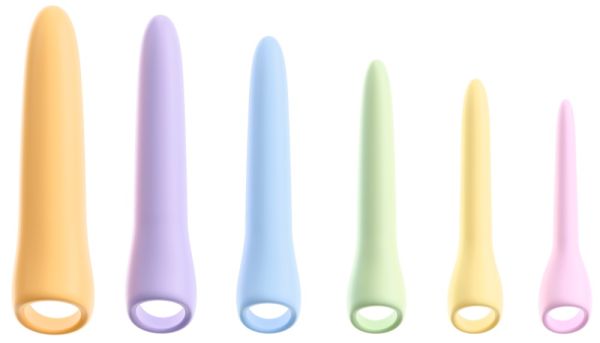 You2Toys Six in a Row 2.0 Dildo Trainingsset in Pastell 1