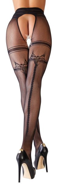 Cottelli Legwear Straps-Strumpfhose schwarz