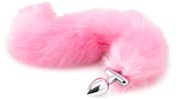 Zenn Deluxe Fluffy Tail Plug pink