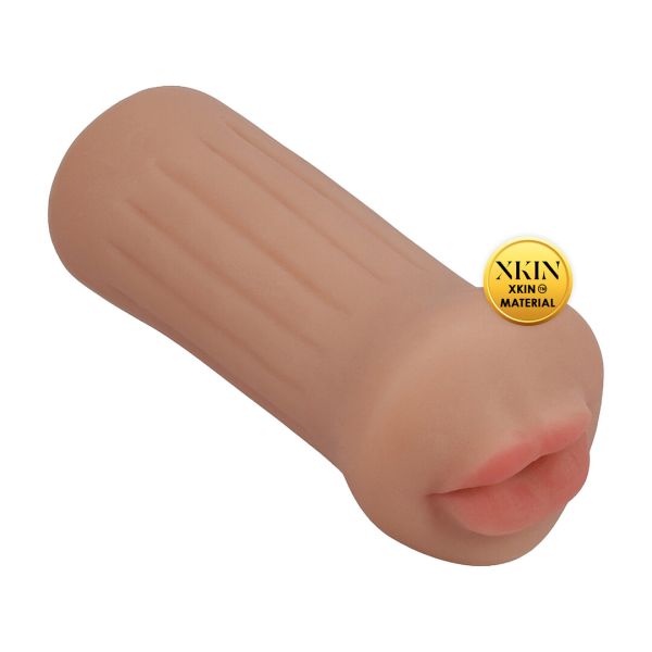 Xkin Raw The Grip kleiner Mund Masturbator in Hellbraun 1