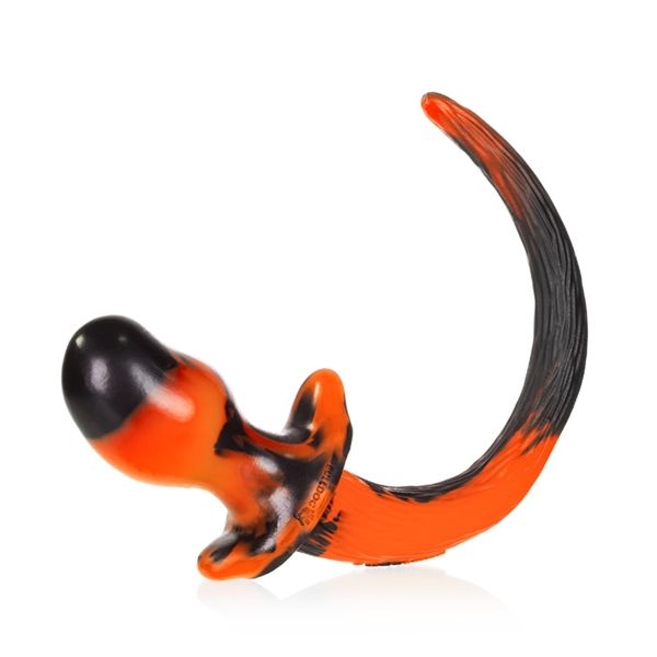 Oxballs BULLDOG Puppy Tail schwarz orange L