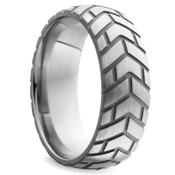 Black Label Donut Reifen Jumbo Penisring aus Edelstahl