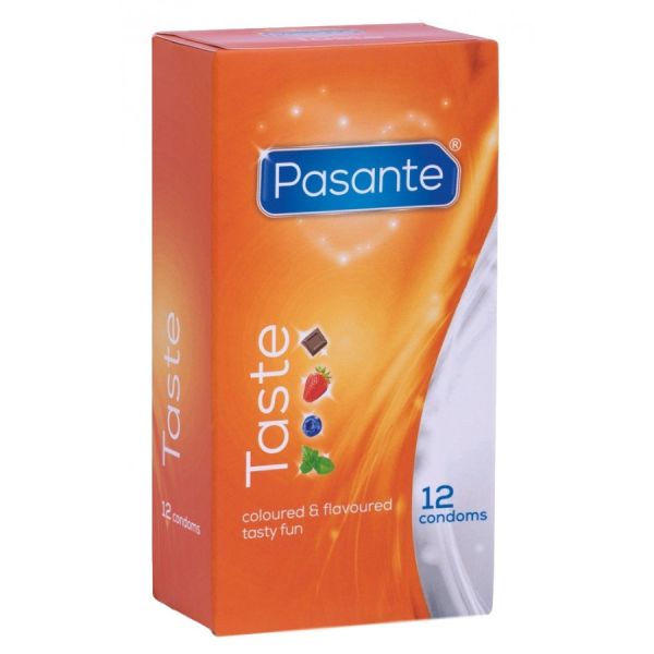 Pasante Taste Aromatisiert Kondome transparent 12 Stück