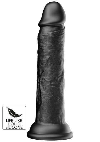 Hidden Desire Inferno Realistic Soft Dildo ohne Hoden in Schwarz 1