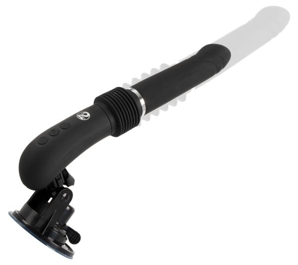 You2Toys Remote Control Machine 2.0 Stoßvibrator in Schwarz und Silber 1