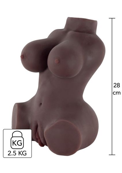Hidden Desire Bangers Ebony Goddess Masturbator 2,5 kg in Braun 1