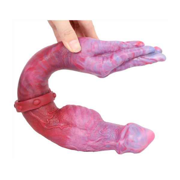 DoublePlayz Duo Hand Monster Doppel-Dildo