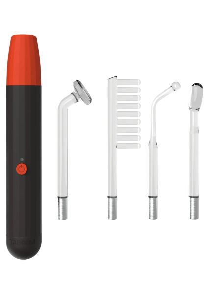 E-Stim Wand mit 4 Glasaufsätzen