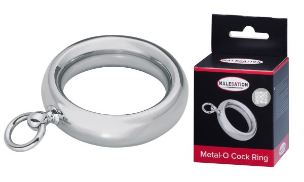 Malesation Metal O Cock Ring Penisring in Silber 1