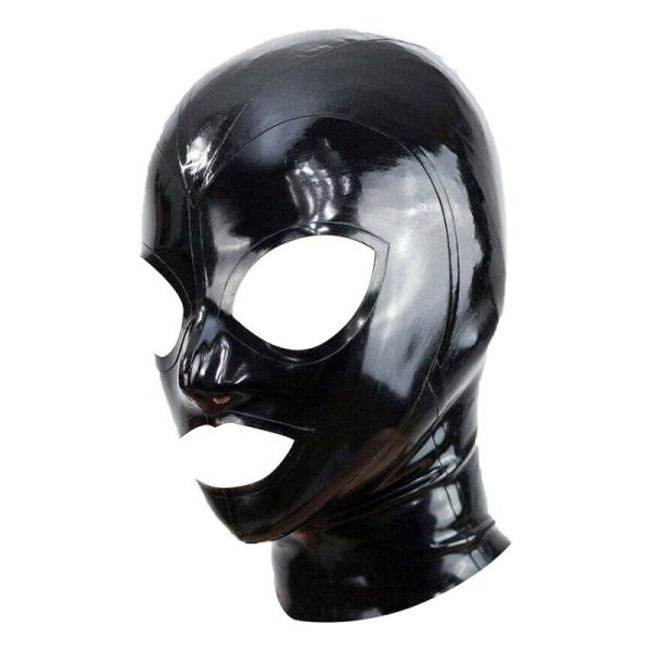 BDSMaster Texie Latexhaube in Schwarz 1