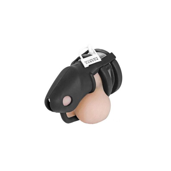 Cock Lock Birdlocked Silikon-Peniskäfig 11 x 3.2cm Schwarz