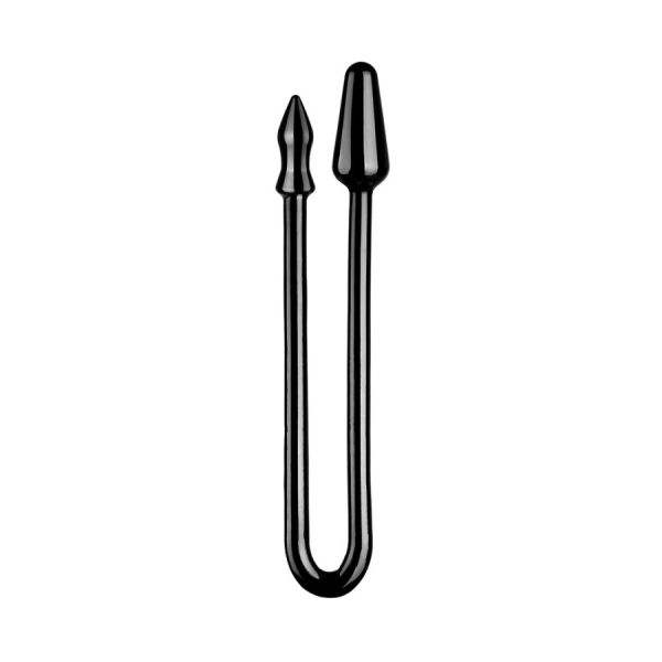 DoublePlayz Long Snass Doppel-Plug schwarz
