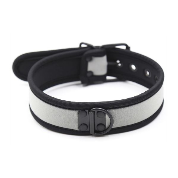 Kinky Puppy graues Neopren-Halsband