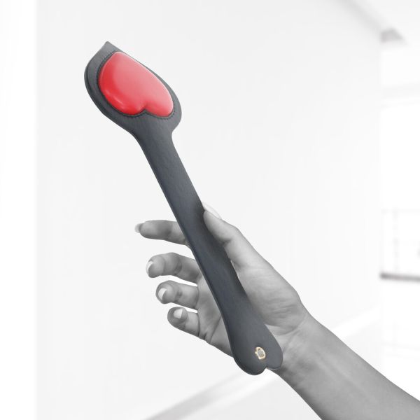 Ouch! Milan Collection Paddle in Schwarz und Rot 1