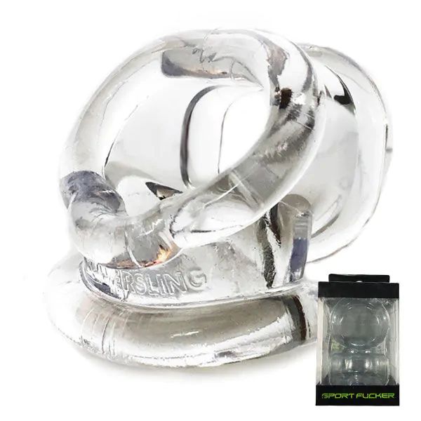 Sport Fucker Powersling – Clear | Elastischer Cocksling aus TPE