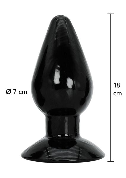 Hidden Desire Buttplug Extra Large 18 cm Analplug Schwarz