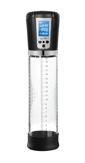 Pumped Premium Penispumpe wiederaufladbar automatische LCD-Pumpe