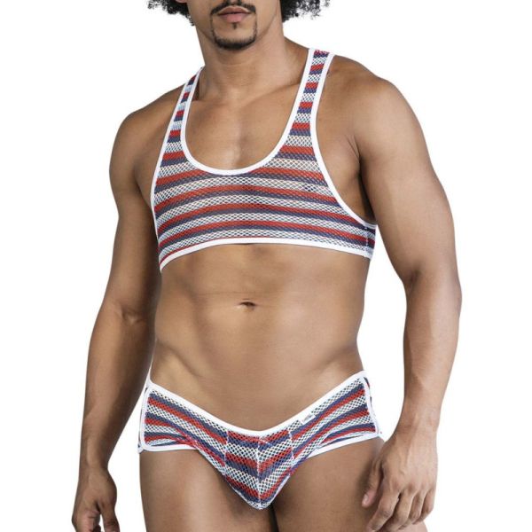 CandyMan Luniros Set Blau Weiß Rot
