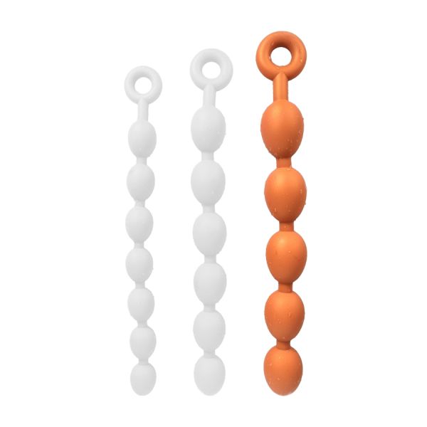 Anal Master Balls Chapira-Kugeln L 46 x 5.8 cm Orange