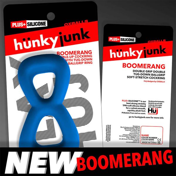 Hünkyjunk BOOMERANG Cockring mit Nut Tugger Till Fiz