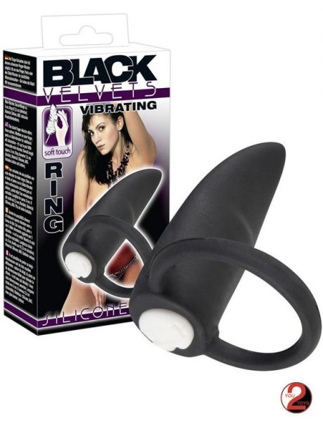 Schwarzer Finger-Vibrator
