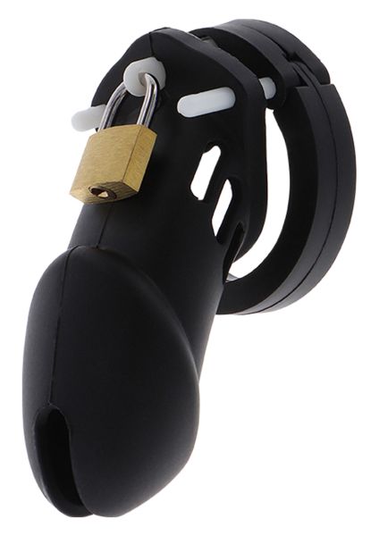 Hidden Desire Chastity Cock Cage Silicone Large Keuschheitskäfig Schwarz