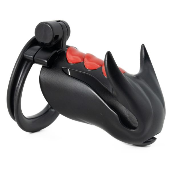 CockLock Dragoon Keuschheitskäfig Schwarz
