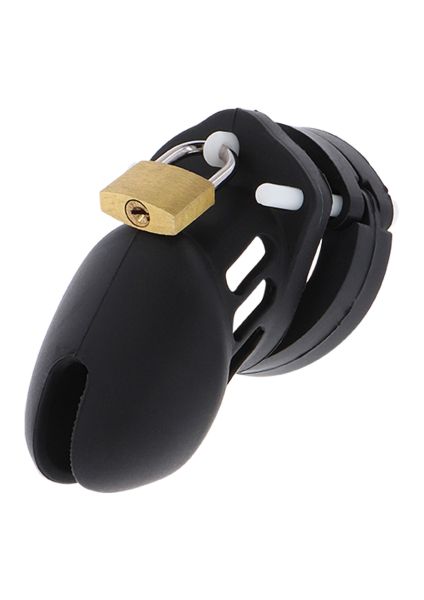 Hidden Desire Chastity Cock Cage Silicone Small Keuschheitskäfig Schwarz