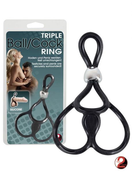 Triple Ball- und Cockring