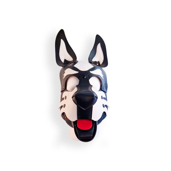 Brutus Vegan Puppy Maske schwarz-weiß