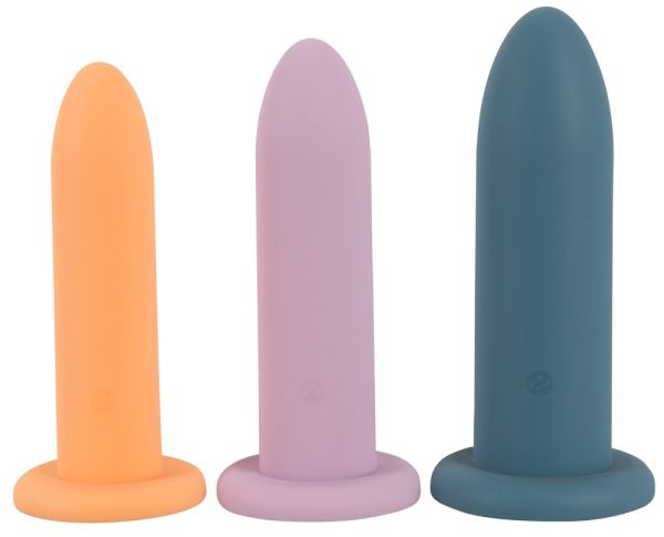 You2Toys Three in a Row Dildo Trainingsset in Pastell 1