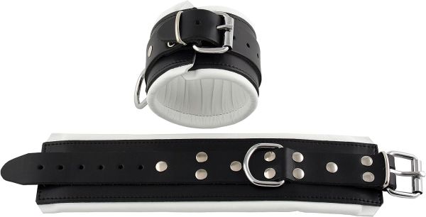 Mister B Leather ankle cuffs