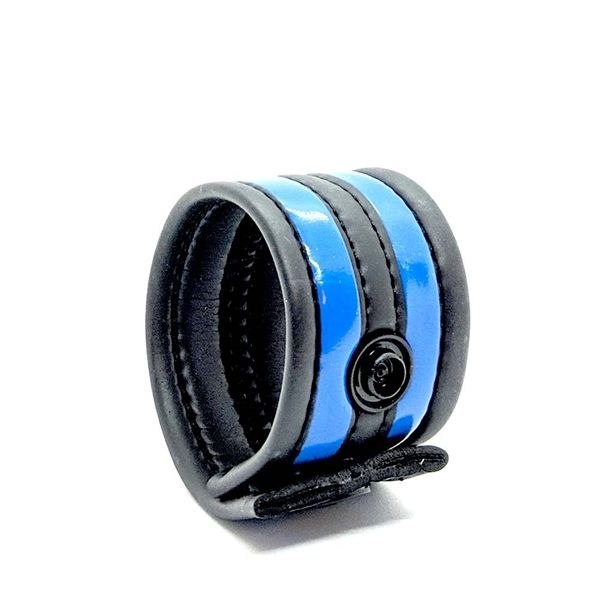 Neopren Ball Strap Hodenstrecker schwarz-blau