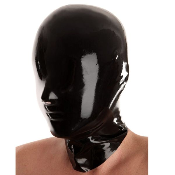 LateXcite Nosefree Latexmaske Schwarz 1