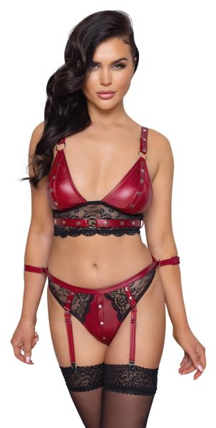 Cottelli Bondage Bralette plus Straps-Slip