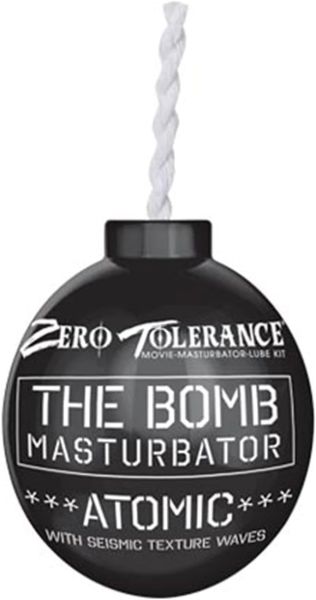 Zero Tolerance The Bomb Masturbator „Atomic“ aus weichem TPE mit texturierten Kanälen für intensives Solo-Vergnügen