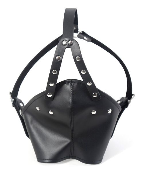 BDSMaster Gagown Maske mit Ballknebel 1