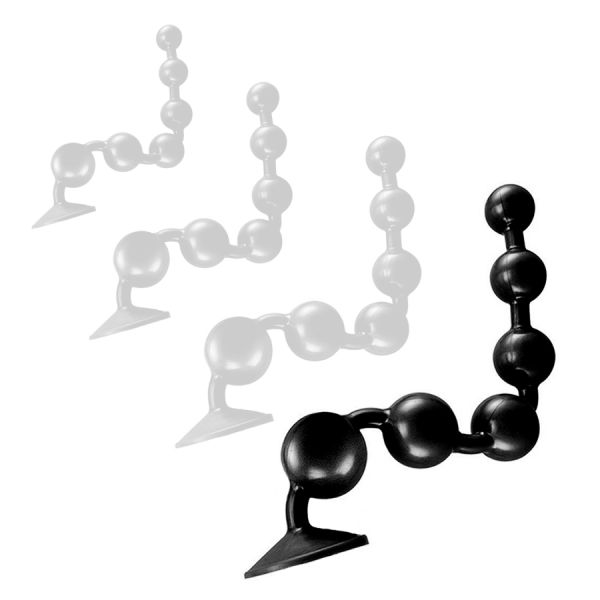 Anal Master Balls Somass-Kugeln XL 58 x 7.8 cm Schwarz