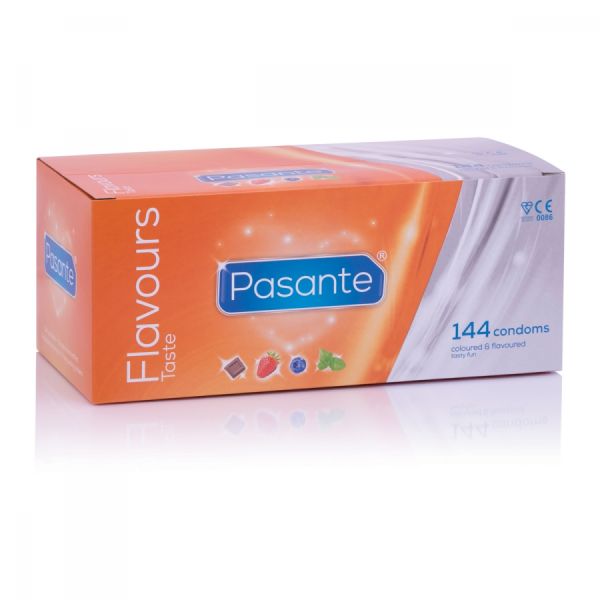 Pasante Flavours Aromatisiert Kondome transparent 144 Stück