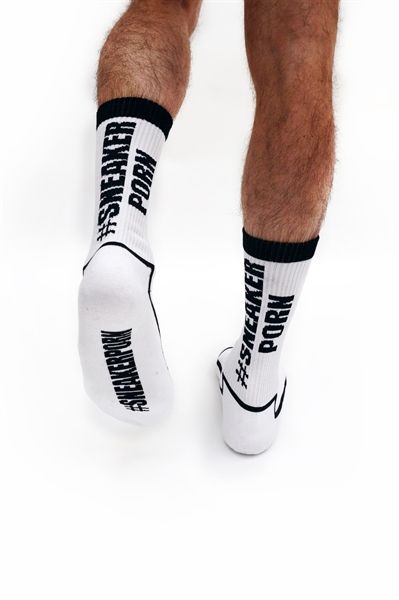 #Sneakerporn Socks White Black
