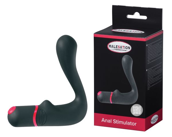 Malesation Anal Stimulator Analvibrator in Schwarz 1