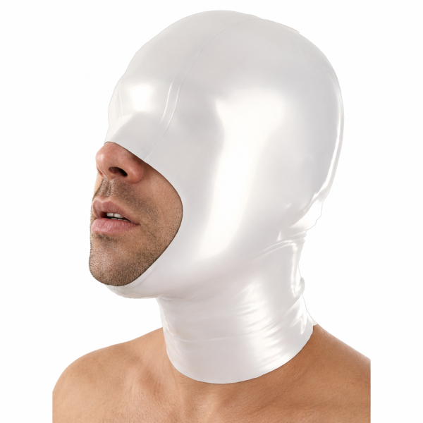 LateXcite Blindunite Latexhaube Weiß 1