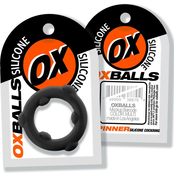 Oxballs SPINNER Cockring Black Penisring