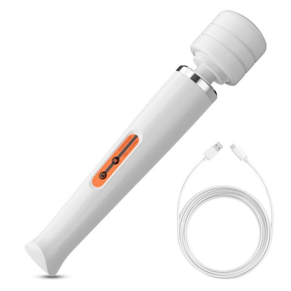 BDSMaster Coolmagic Wand Vibrator in Weiß 1