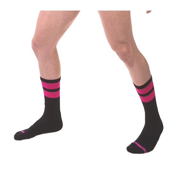 BARCODE Berlin Tennis Socken schwarz-pink