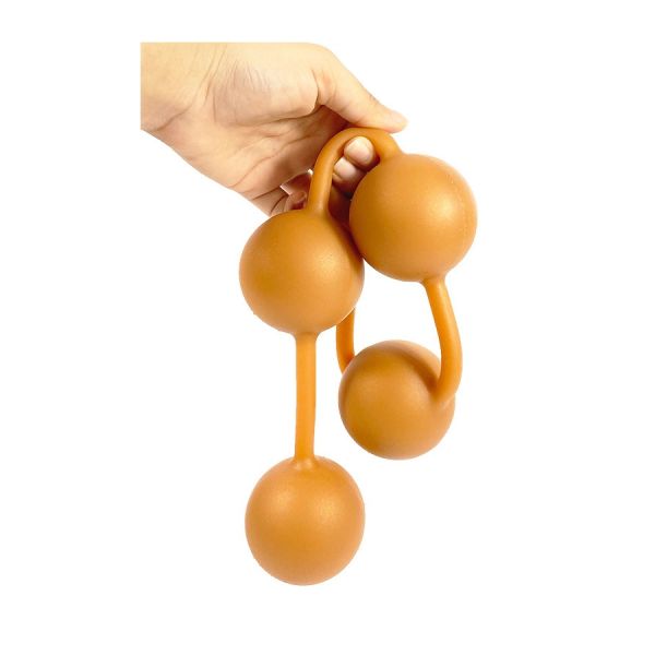 Anal Master Balls Analkugeln aus Silikon Ass Orange 50 x 5.5cm