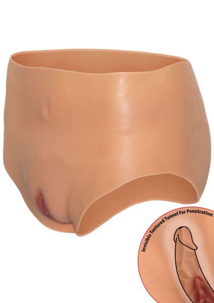 Hidden Desire Alter Ego Vagina Slip hoch geschnitten in Hautfarben 1