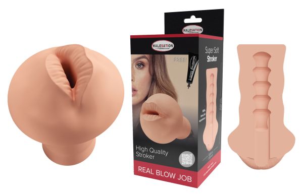 Malesation Real Blow Job Stroker Masturbator in Hautfarben 1