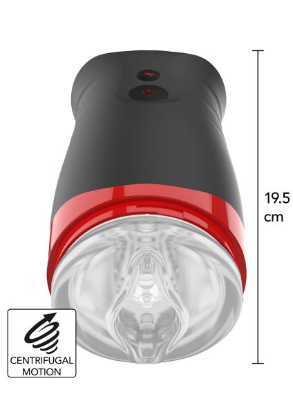 Hidden Desire Fusion X Quantum Cyclone automatischer Masturbator in Schwarz 1