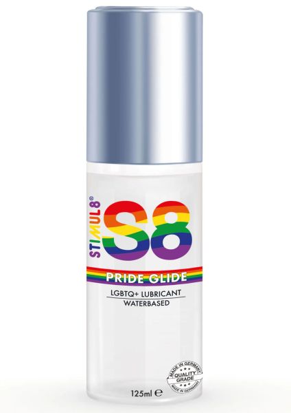S8 Pride Glide Lubricant 125 ml – Wasserbasiertes Gleitgel